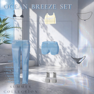 ✨ SALE/60%OFF【10アバター対応】 ✨ 👖ENAGA fit - Ocean Breeze Set👖 缩略图 2