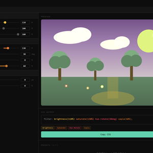 CSS Filter Generator