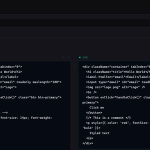 HTML to JSX