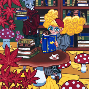 【原画】Autumn Library