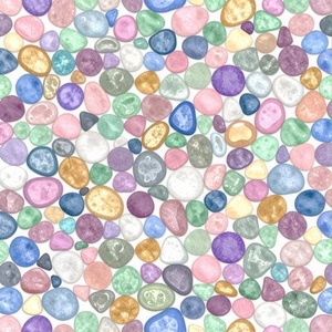 宝石、クリスタル素材｜ピンク・パープル・イエローカラー｜gem, crystal｜M0019