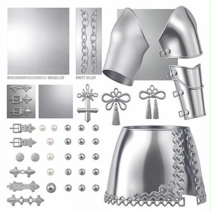 金属素材｜シルバーカラー｜metal｜M0428