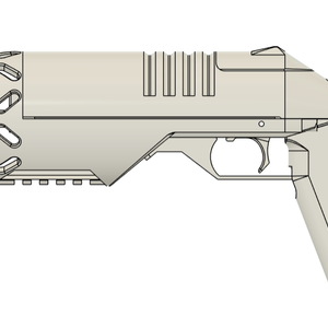 3Dプリント用データ：風船空気砲・Bathynomus blaster