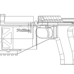 3Dプリント用データ：ブローバックゴム銃・ORS-3 - 十束玩具 - BOOTH