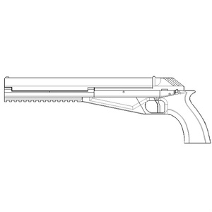 3Dプリント用データ：ブローバックゴム銃・ORS-3 - 十束玩具 - BOOTH