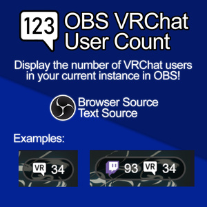 OBS VRChat User Count Overlay