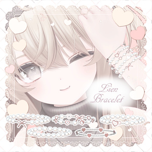 【16アバター対応】♥Lien bracelet♥【VRC】