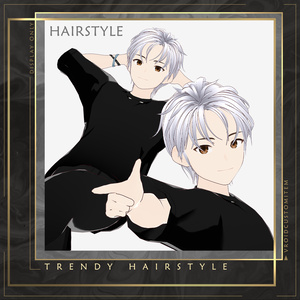 【 Vroid 】Trendy Male Hairstyle
