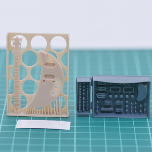 1/12 Electric Guitar (Crescent Shape) 3D Print...