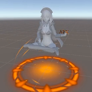 [Vrchat/Unity] Orange Particle AFK