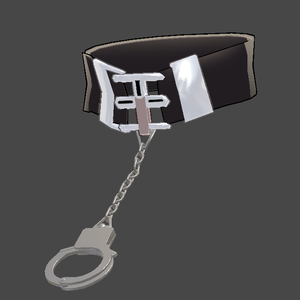 【VRChat用】手錠のネックレス Handcuffs Necklace