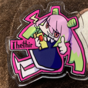 こぬ＆ザサ アクリルバッジ