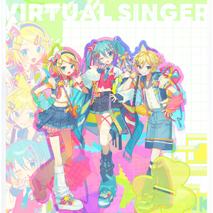 巡音ルカ　Rella 個展　缶バッジ　12点セット ホロ加工缶バッジD＜asteroid：巡音ルカ＞ - Rella Artworks / 不安定+