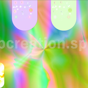 【超美しい】有料動画背景素材！レインボーカラーが綺麗な抽象画♪ピカピカ光る