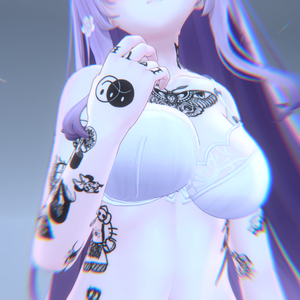 Basic Bitch Tattoo Moe「萌」/基本ビッチタトゥー萌え