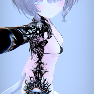 🩸✡Black Sun Ritual Tattoo Pack /ブラックサンリチュアルタトゥーパック 7 Avatars✡🩸 缩略图 9