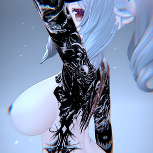 🩸✡Black Sun Ritual Tattoo Pack /ブラックサンリチュアルタトゥーパック 7 Avatars✡🩸 缩略图 8
