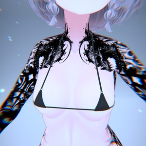 🩸✡Black Sun Ritual Tattoo Pack /ブラックサンリチュアルタトゥーパック 7 Avatars✡🩸 缩略图 5