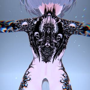 🩸✡Black Sun Ritual Tattoo Pack /ブラックサンリチュアルタトゥーパック 7 Avatars✡🩸 缩略图 3
