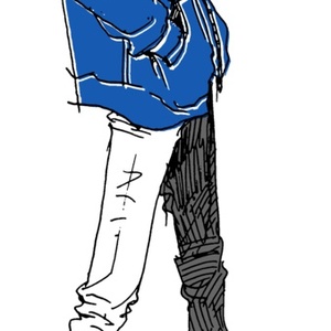 "Blue" いけめんファッショニスタ モバイルバッテリー