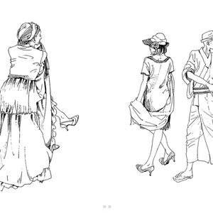 『すがた』ファッションイラストレーション本