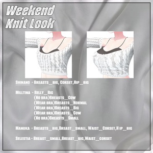 Weekend  Knit Look『4アバター対応』 缩略图 17