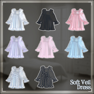 Soft Veil Dress『7アバター対応』 缩略图 11