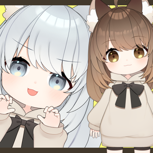 【live2dモデル】デフォルメ猫耳少女【vts用】