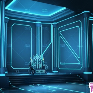 【背景素材】玉座の間(未来編part02-throne_room)