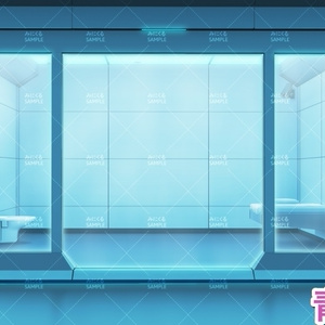 【背景素材】牢屋正面(未来編part02-prison_room_an01)