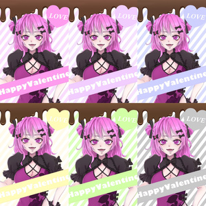 バレンタイン素材 VTuber
