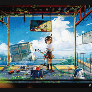 夜 この先に行く勇気が無いんだ、。 - 津島ソラのイラスト - pixiv