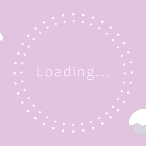 星と雲のシンプルな配信待機画面【フリー素材】【動画素材】【配信用】【Vtuber】