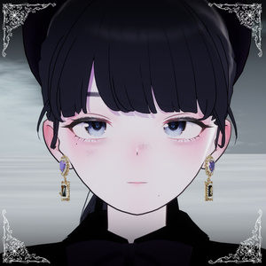 〔3Dモデル/ピアス〕ゴスロリ少女Ⅱ〔Silence×Noise〕 缩略图 2