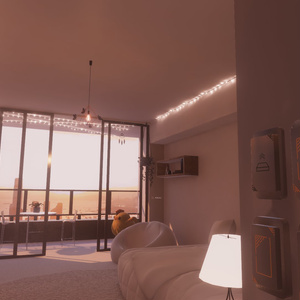 〔3Dモデル〕Serenity Room〔部屋のみ/家具無し〕
