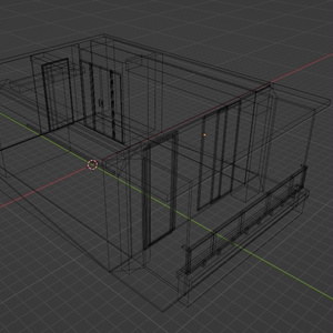 〔3Dモデル〕Serenity Room〔部屋のみ/家具無し〕 缩略图 4