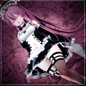〔3Dモデル〕GarterBelt&Stockings for Selestia〔-Silence-〕 缩略图 4