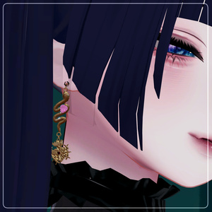 〔3Dモデル/ピアス〕メデューサの瞳/メデューサの恋〔Silence×Noise〕 缩略图 10