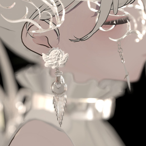 〔3Dモデル/ピアス〕♰アズラーイール♰〔Silence×Noise〕 缩略图 12