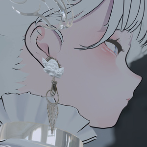 〔3Dモデル/ピアス〕♰アズラーイール♰〔Silence×Noise〕 缩略图 15
