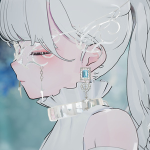〔3Dモデル/ピアス〕♰アズラーイール♰〔Silence×Noise〕 缩略图 14