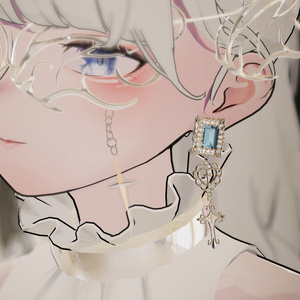 〔3Dモデル/ピアス〕♰アズラーイール♰〔Silence×Noise〕 缩略图 13