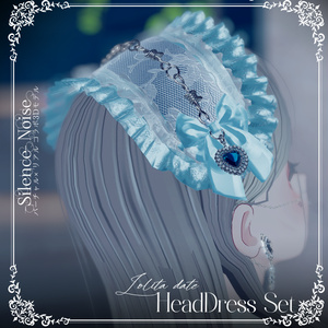 〔3Dモデル〕ロリデ♥︎ヘッドドレス〔Silence×Noise〕 缩略图 9