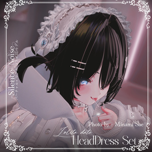 〔3Dモデル〕ロリデ♥︎ヘッドドレス〔Silence×Noise〕 缩略图 5