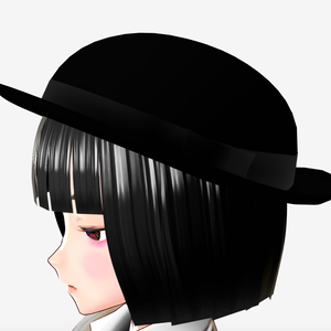 [FBX] [無料+] ボーラーハット [blenderファイル入り]