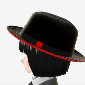 [FBX] サマーフェドラハット（裏赤）10色🪙