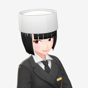 [FBX] コック帽（和帽）／4色