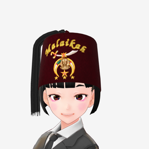 [FBX] フェズハット（フリーメイソン・シュライナー）