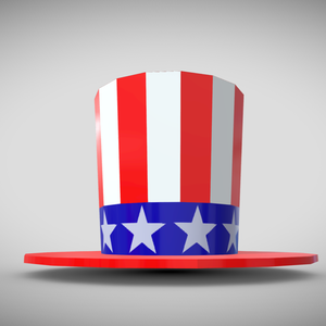 [FBX] アメリカンハット（アンクルサムハット）