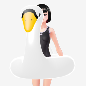 [FBX] 浮輪（スワン）
